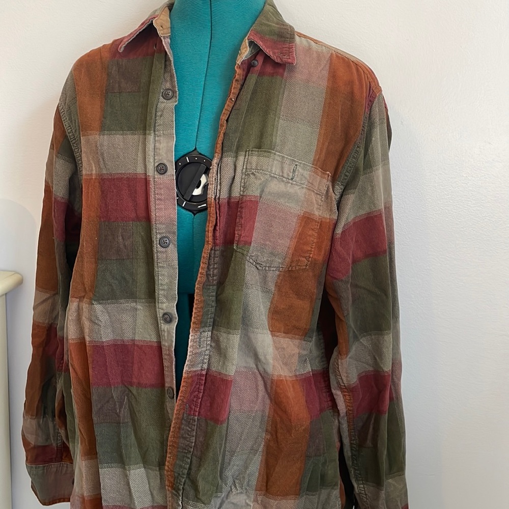 multicolored flannel